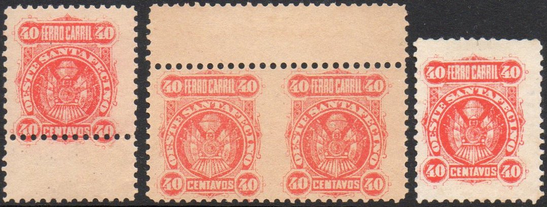 Argentina Railway Telegraph Ferrocarril Oeste Santafecino 1887